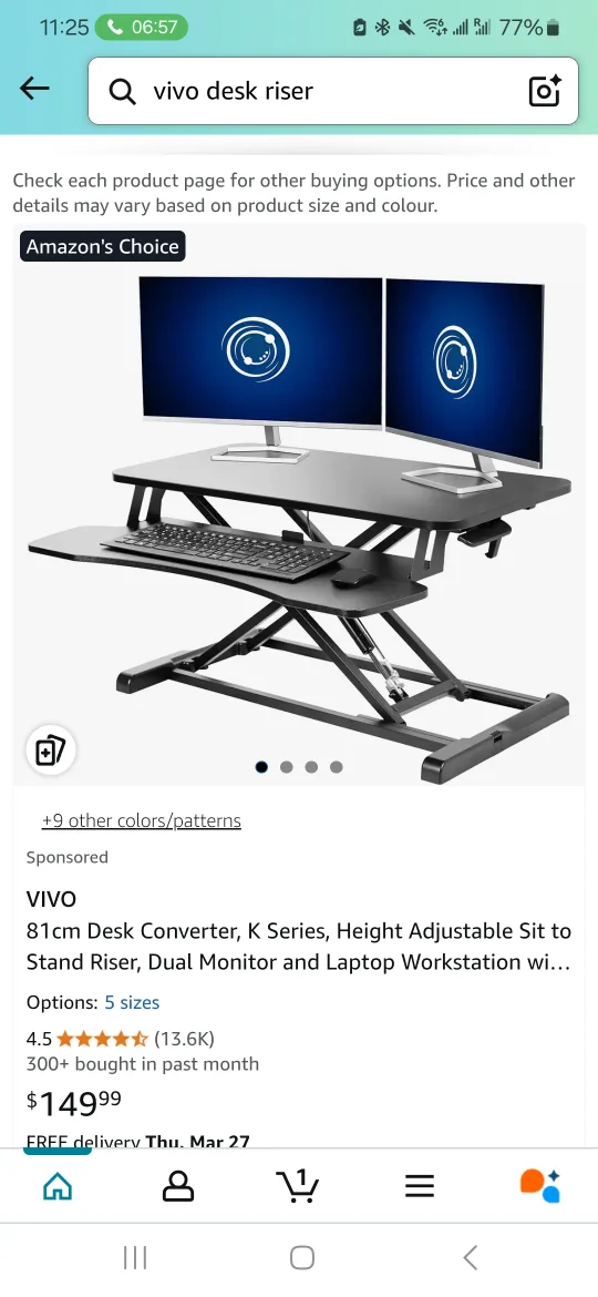 VIVO Standing Desk
