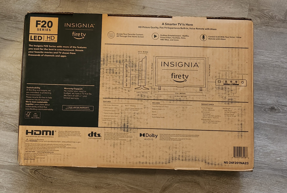 Insignia 24" F20 Series Smart Fire TV - photo 2