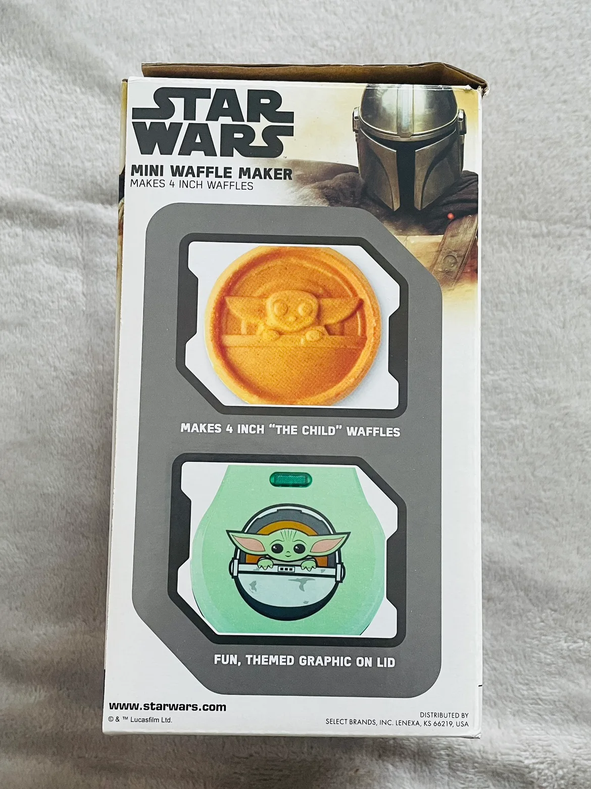 STAR WARS baby yoda 4inch waffle maker image indicator(3)
