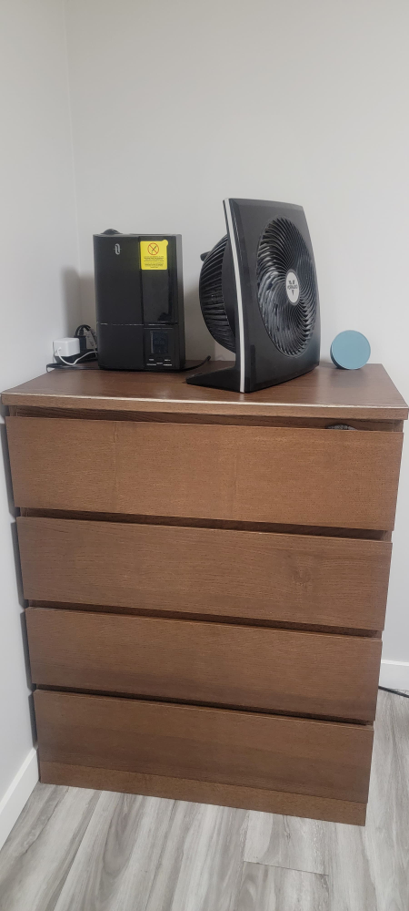 IKEA MALM 3-Drawer Chest Dark Brown - photo 2
