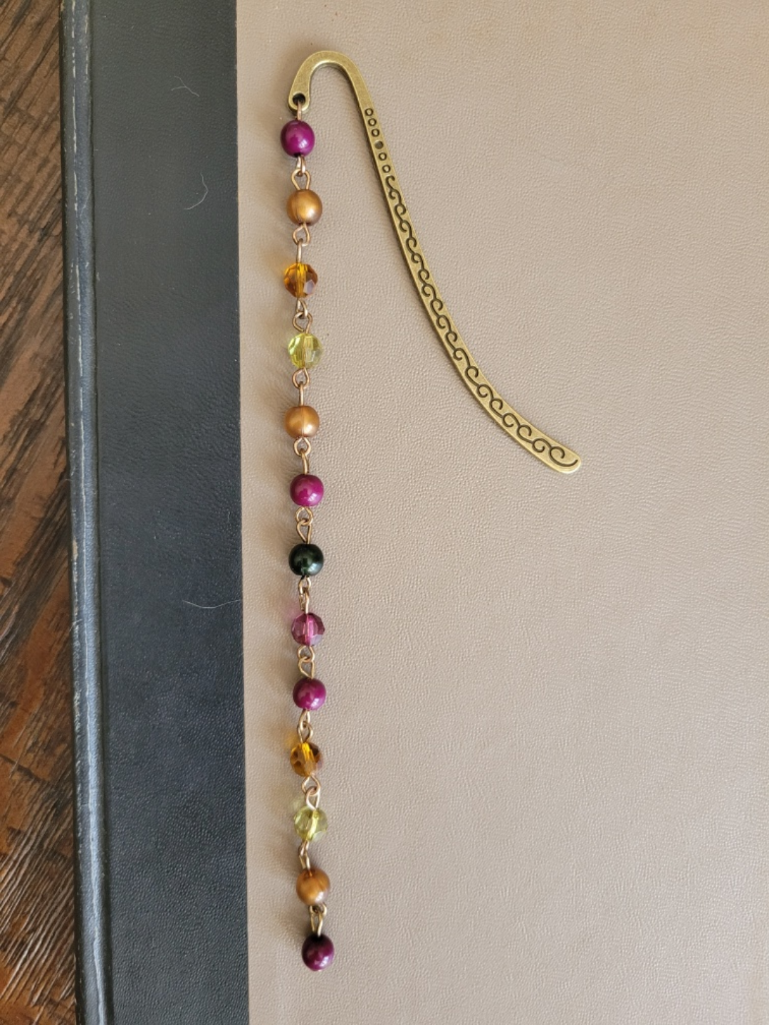 Beaded Bookmark - photo 4