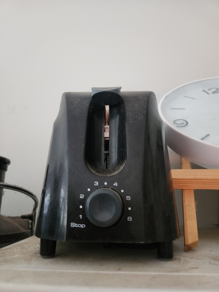 Vintage Black Toaster