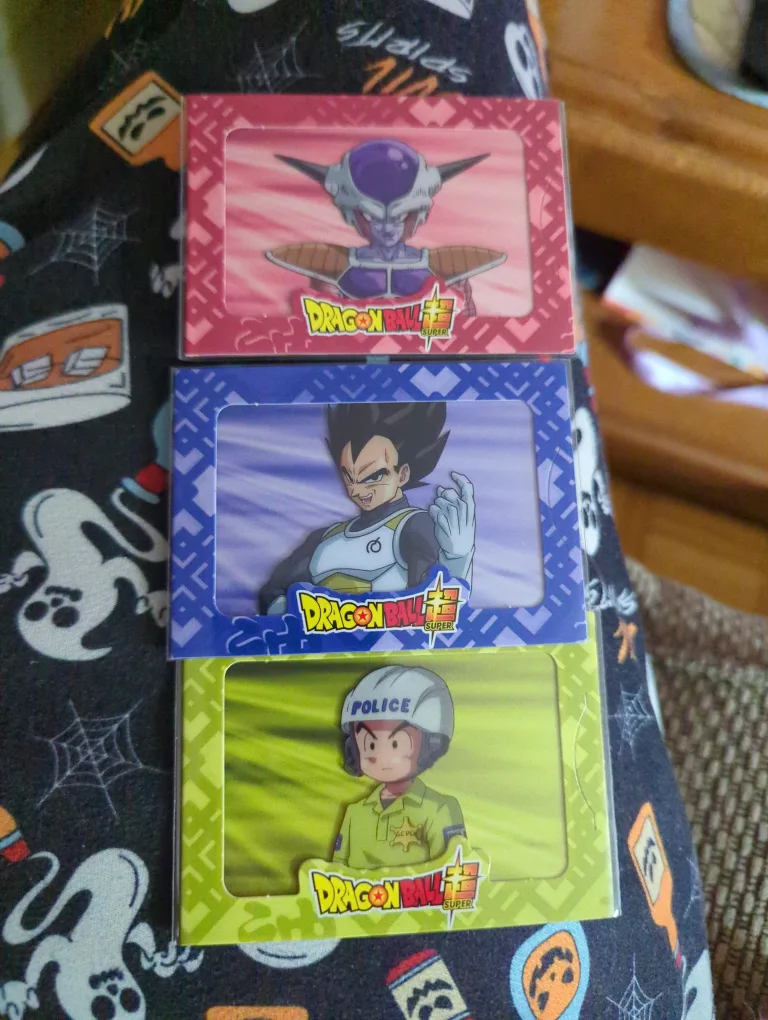 Dragon Ball Super Cybercel Cards - Frieza, Vegeta, Krillin image indicator(2)