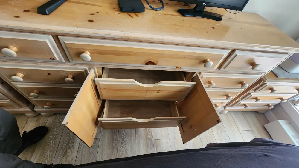 5-piece Pine full bedroom set image indicator(5)