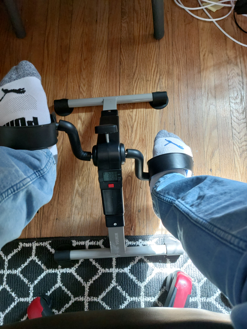 Mini Exercise Pedal Exerciser with Digital Display