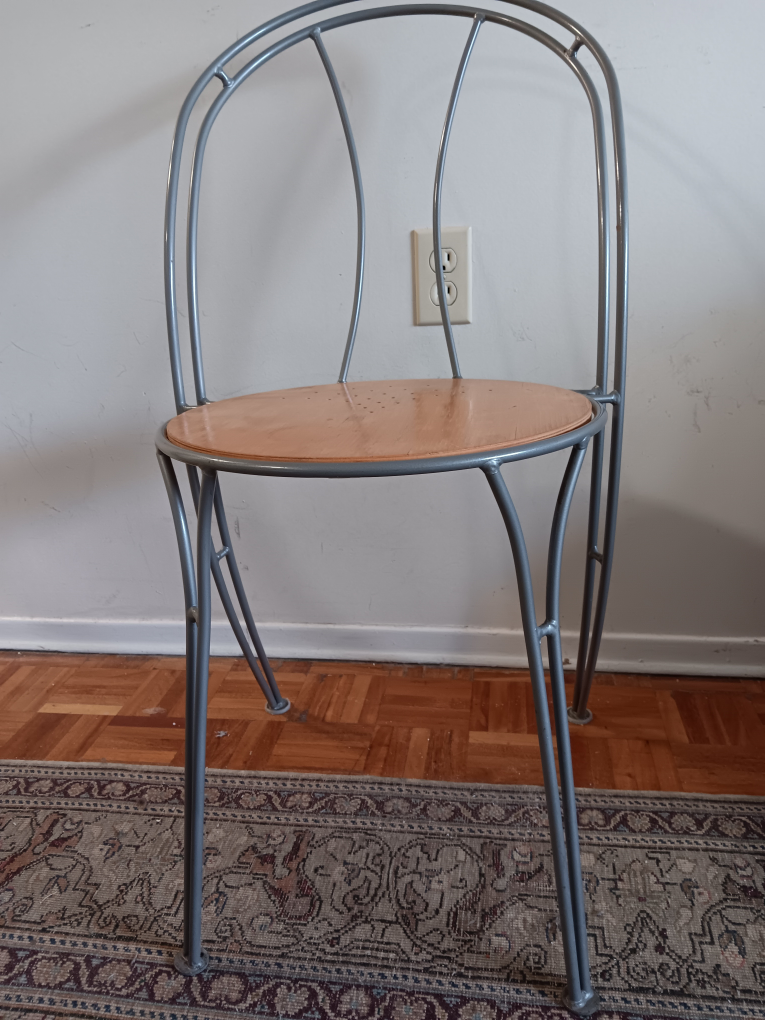 Unique Metal and Wood Chair - photo 2