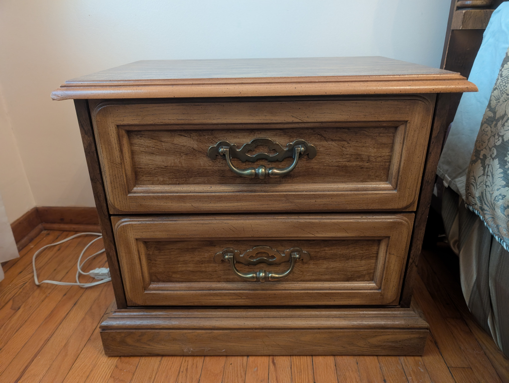 Vintage First Family by Armstrong Two-Drawer Nightstand