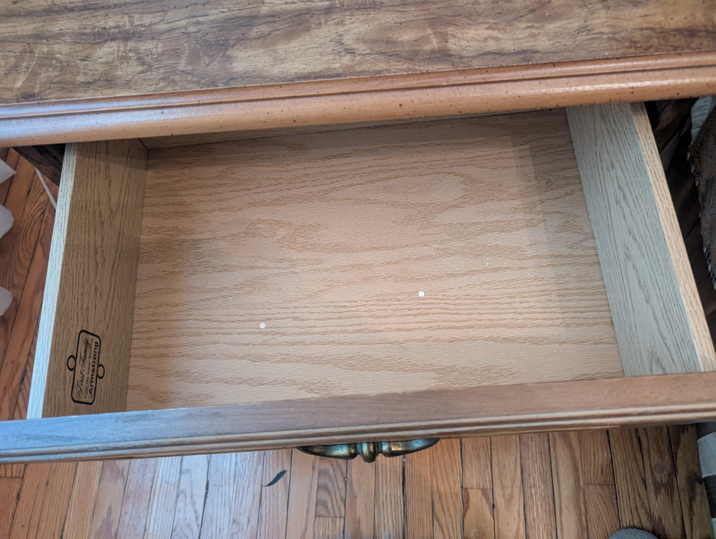 Vintage First Family by Armstrong Two-Drawer Nightstand - photo 2