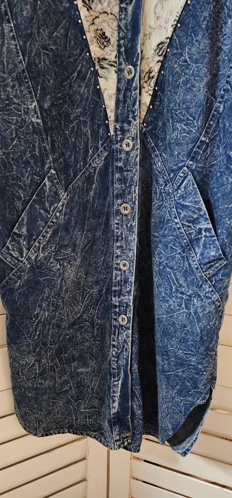 Vintage 90s Denim Dress image indicator(5)