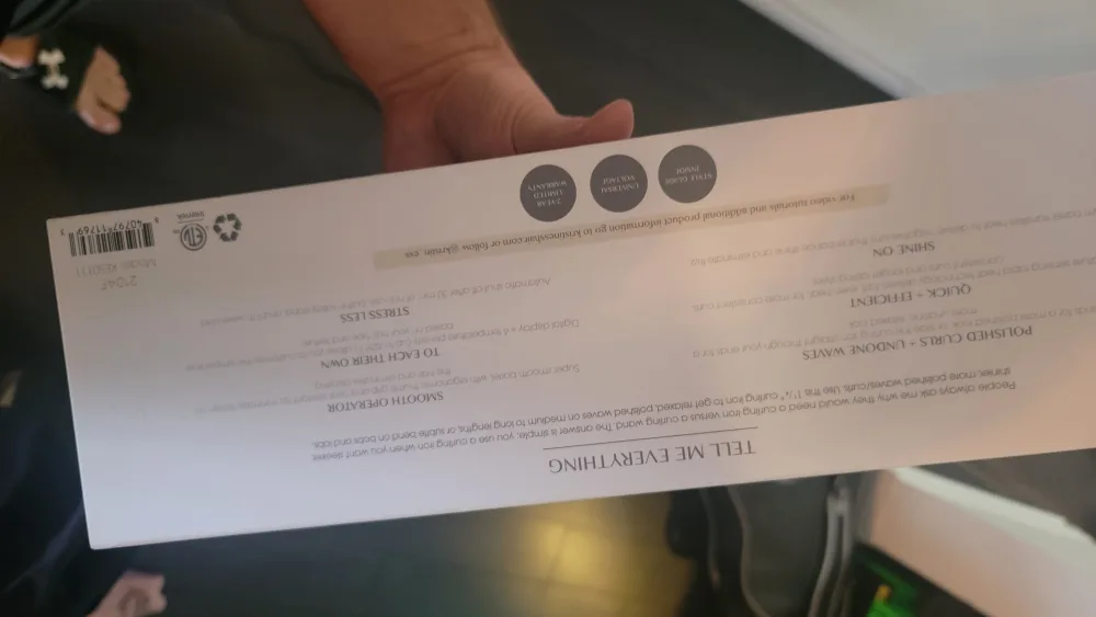 Kristin Ess 1 1/4 inch Curling Iron image indicator(3)