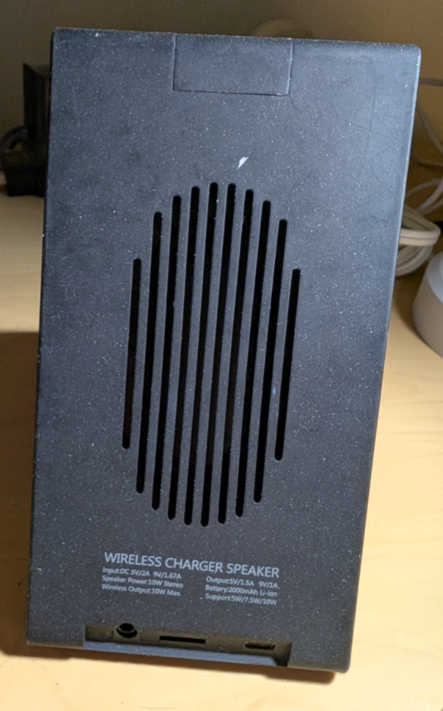 Wireless Charger/Speaker Combo - photo 3