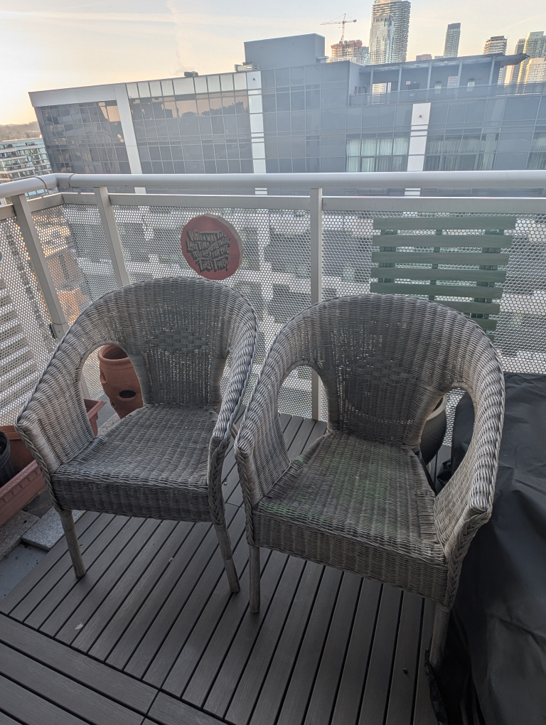 Pair of IKEA AGEN Rattan Armchairs - photo 2