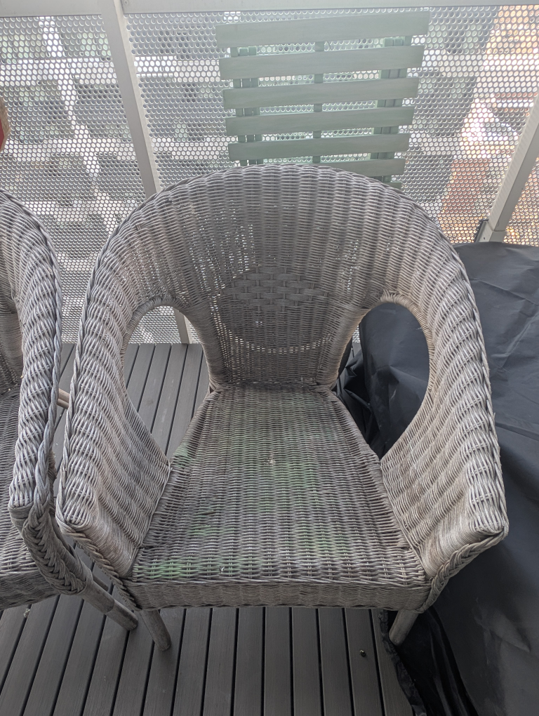 Pair of IKEA AGEN Rattan Armchairs - photo 3
