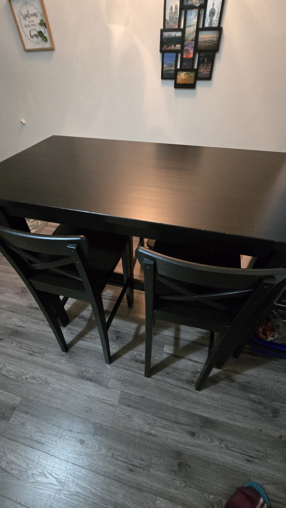 Bar Table Set with 3 chairs + 2 medium chairs - photo 2