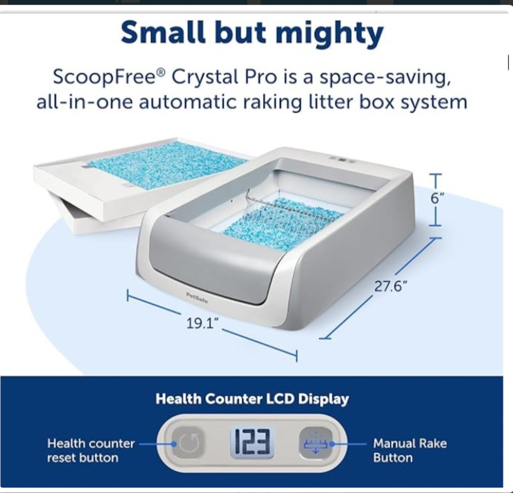 ScoopFree Crystal Pro Self-Cleaning Litter Box - photo 2