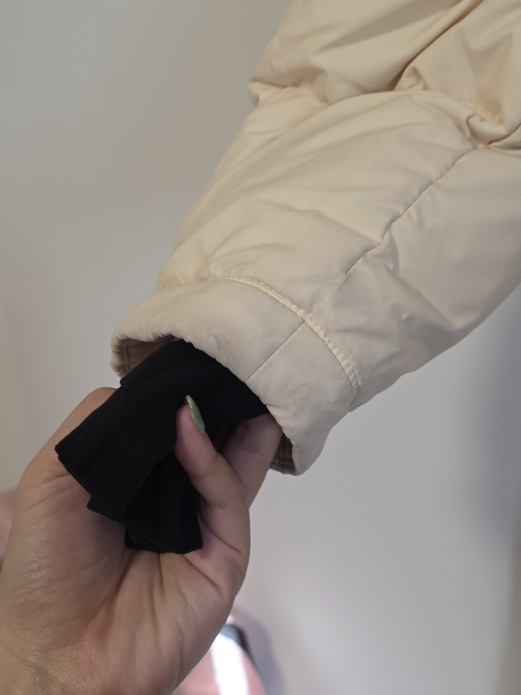 Long Cream SuperPuff Jacket - photo 4