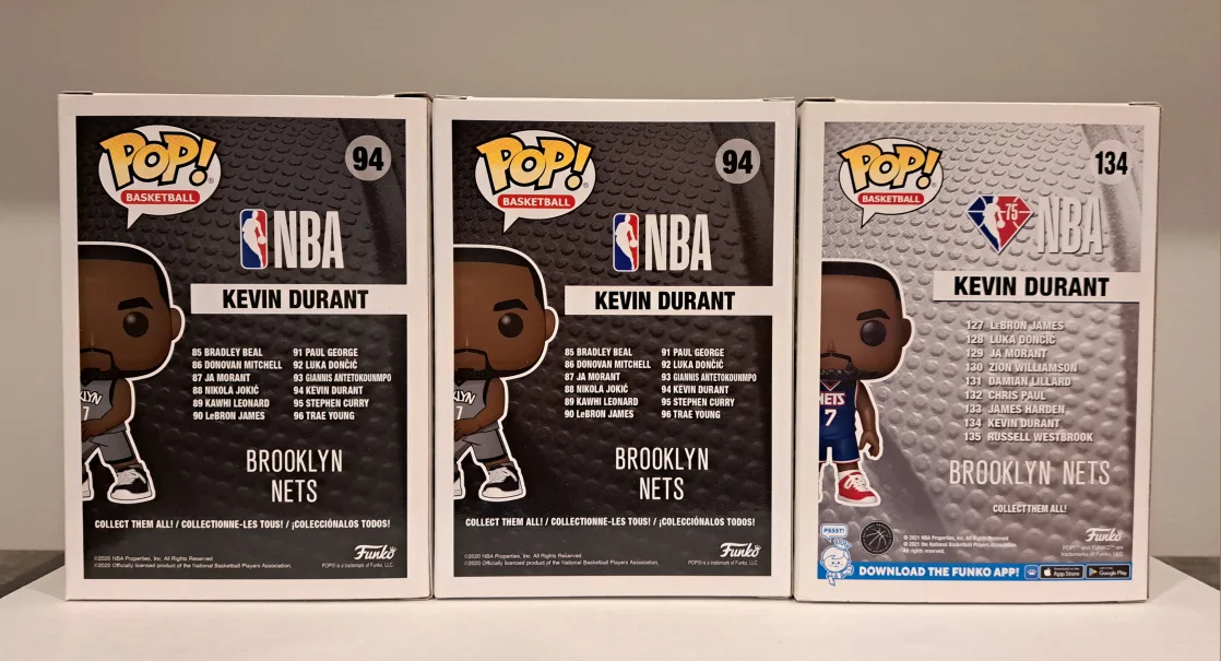 🏀 Kevin Durant Brooklyn Nets Funko Pop! image indicator(3)