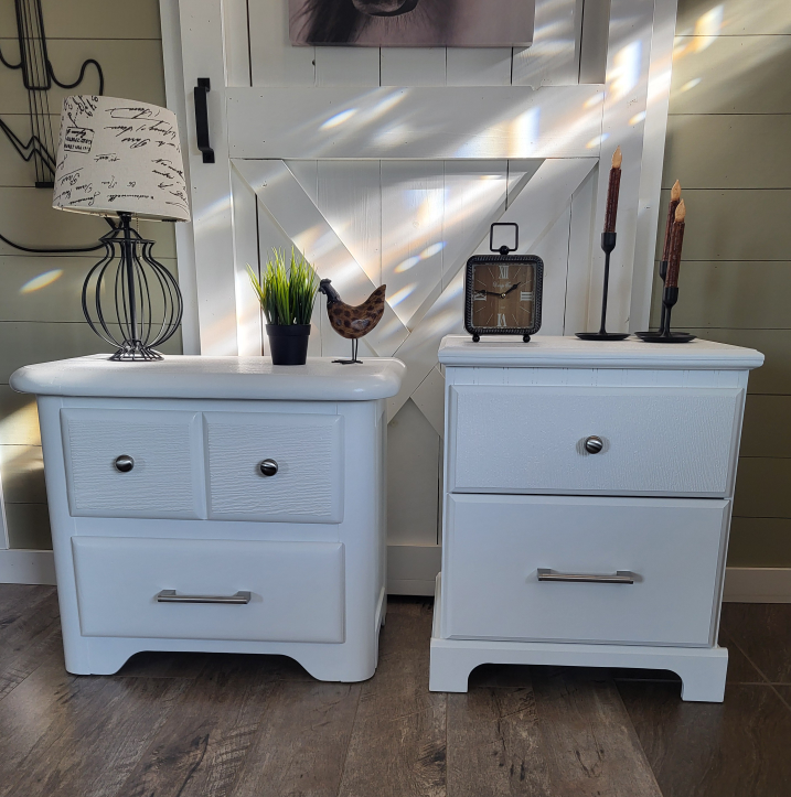 Pair of White Nightstands - photo 4