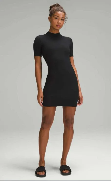 Ribbed Knit Fitted Dress image indicator(2)