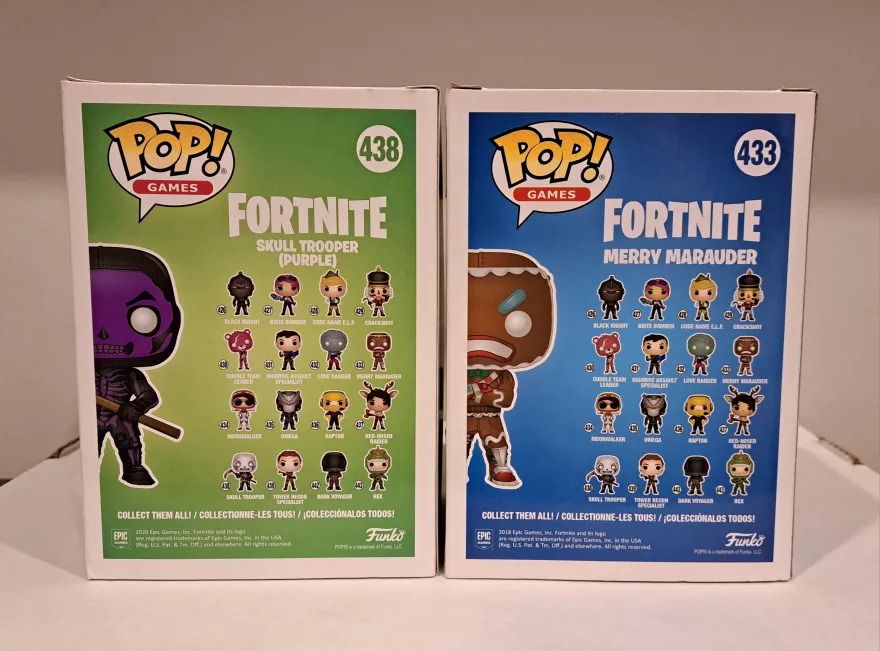 Fortnite Skull Trooper (Purple,  EB Exclusive) & Merry Marauder image indicator(3)