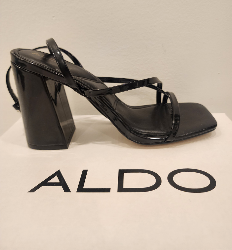 ALDO Black Patent Leather Heels - photo 2