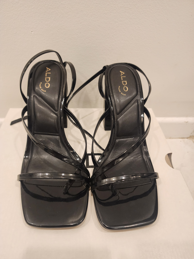 ALDO Black Patent Leather Heels - photo 3