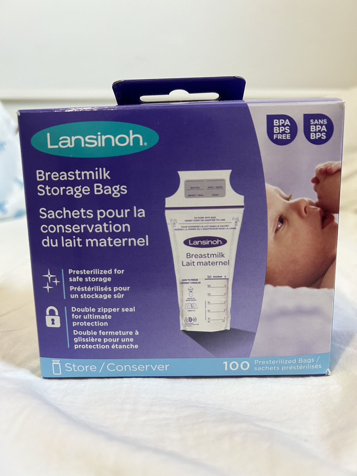 Lansinoh Milk Storage Bags 100pcs