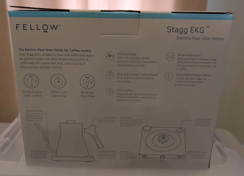 Fellow Stagg EKG Electric Pour-Over Kettle - White image indicator(2)