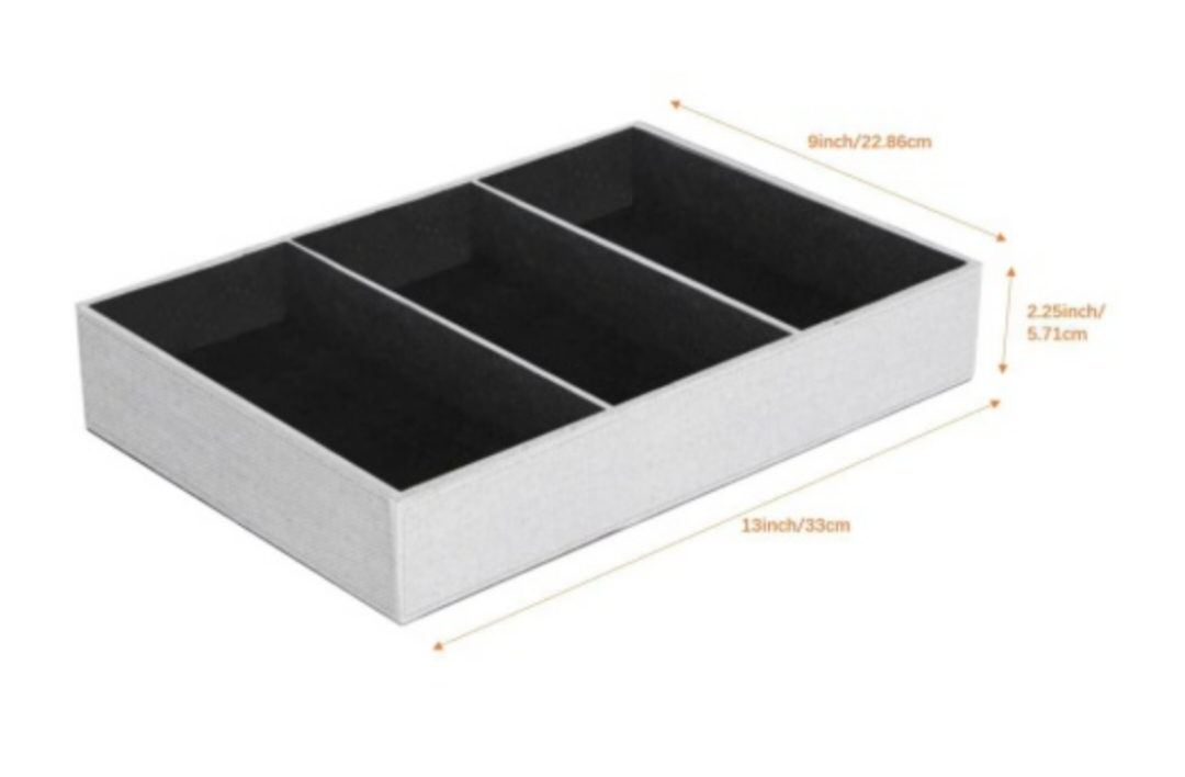 3 Section Drawer Organizer - photo 3