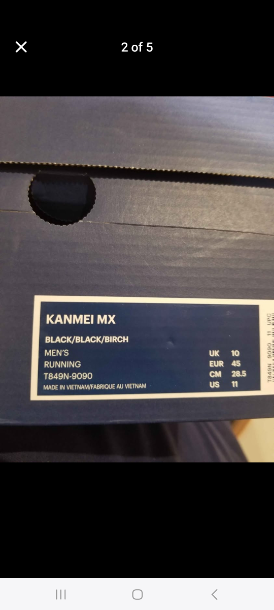 Asics Kanmei MX Men's Running Shoes - Size US 11 - photo 2