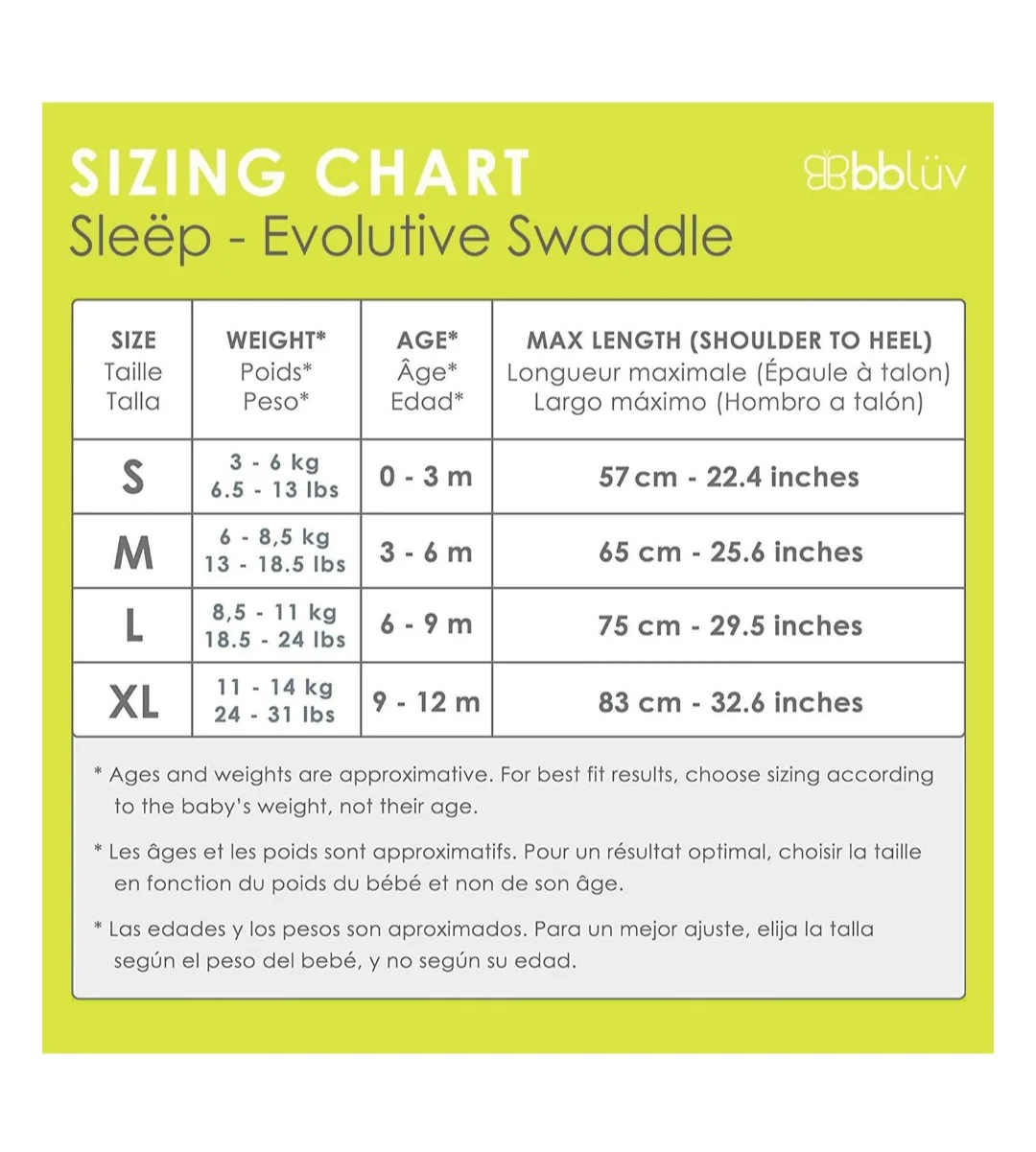 bbblúv Sleep Evolutive Swaddle - Size XL image indicator(2)