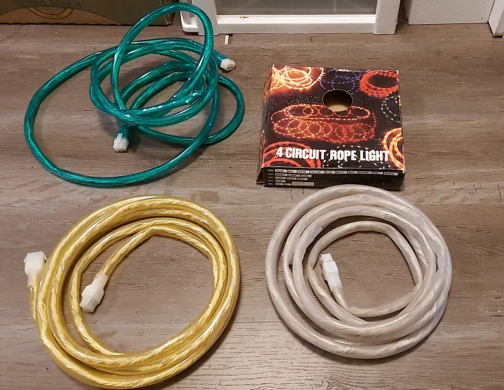 4 Circuit Rope Lights - Green, Yellow, and clear image indicator(2)