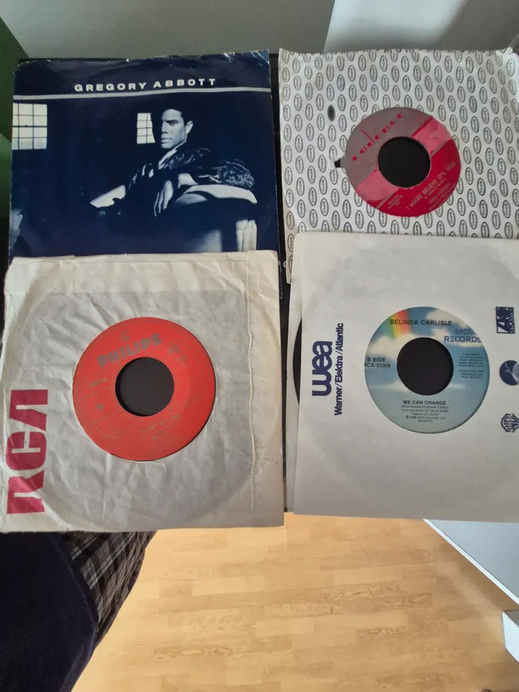 Collection of 45 RPM Vinyl Singles image indicator(6)