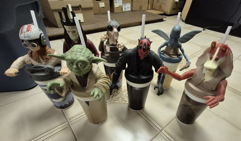 Star Wars Episode I Cup Toppers