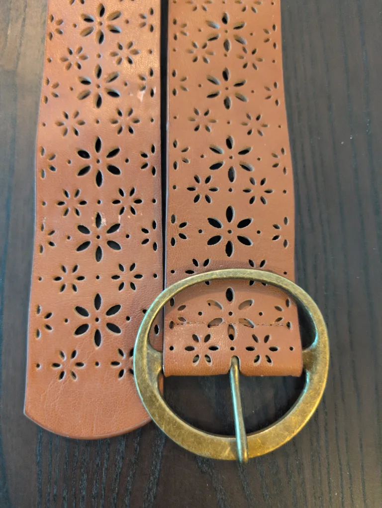 Brown Laser Cut Belt thumbnail