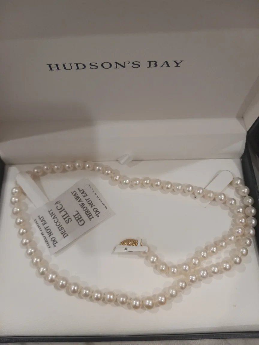 Finch pick up get it for $149 Hudson's Bay Pearl Necklace image indicator(4)