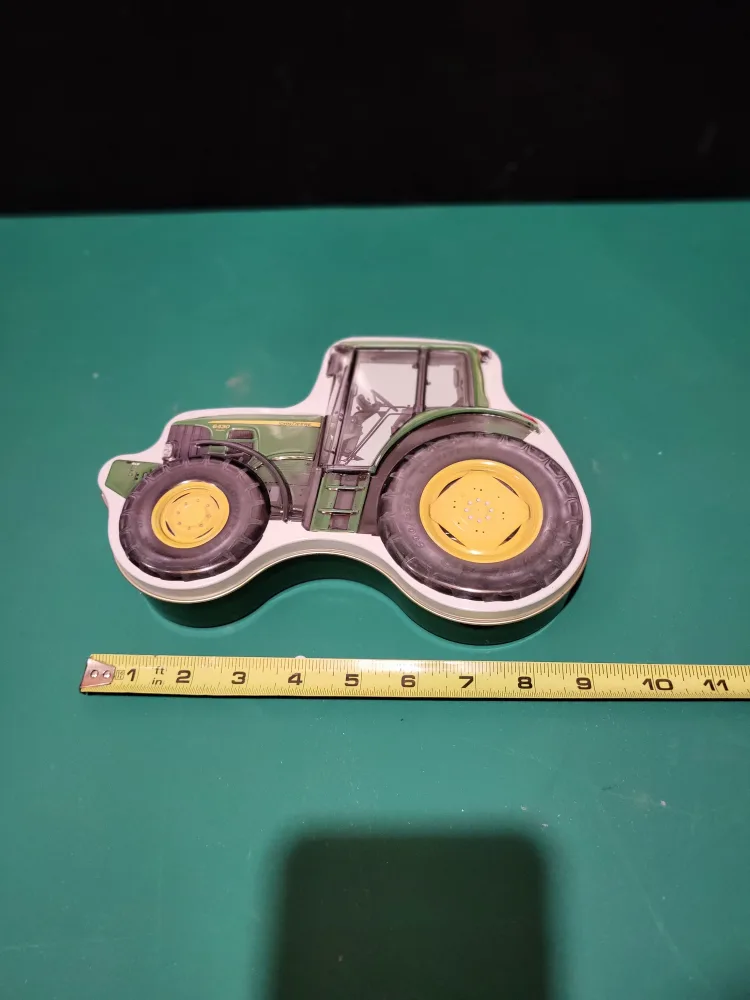 John Deere Tractor Shaped Tin image indicator(3)