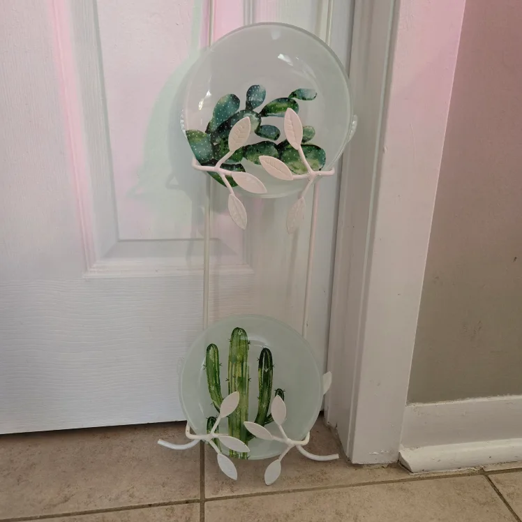 White Metal Plate Rack Organizer image indicator(2)