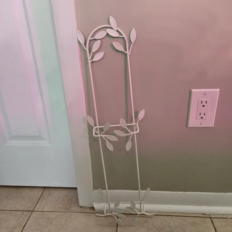 White Metal Plate Rack Organizer image indicator(3)