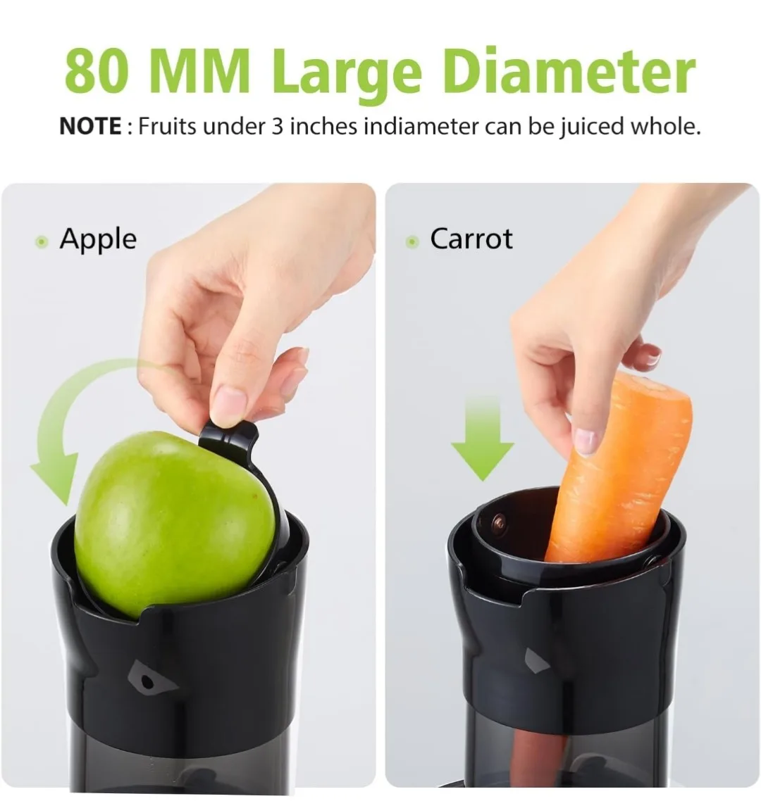 Aobosi Masticating Juicer - Quiet Operation, High Yield image indicator(4)