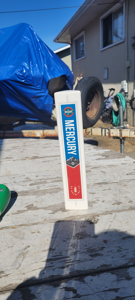 Mercury Brewing Co. Beer Tap Handle