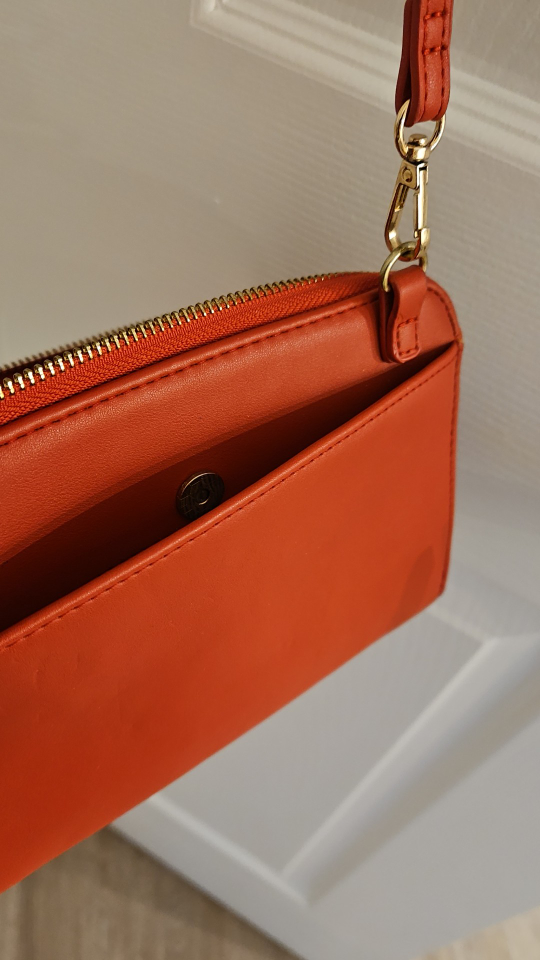 Burnt Orange Crossbody Wallet - photo 4