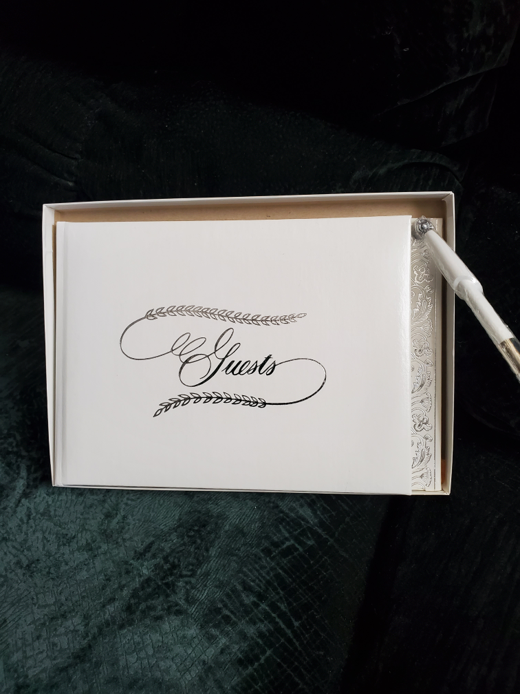 Wedding Guest Book with Pen