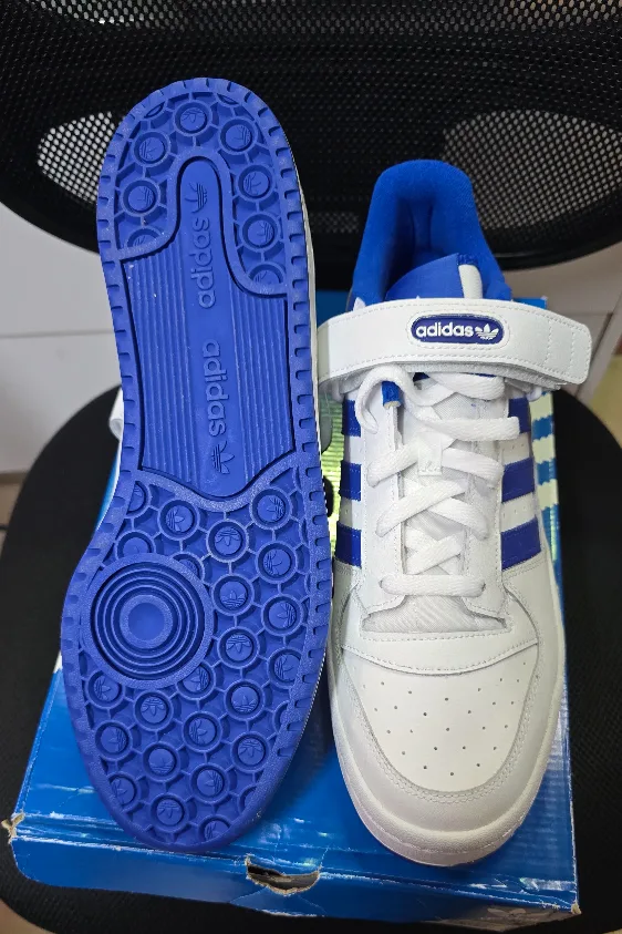Brand new Adidas Forum Low Blue White in box for sale $129 image indicator(7)