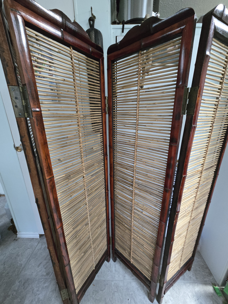 Four Panel Room Divider Screen - photo 3