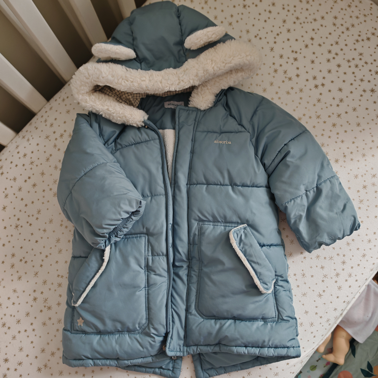French brand absorba Adorable Baby Puffer Jacket with Ears - photo 5