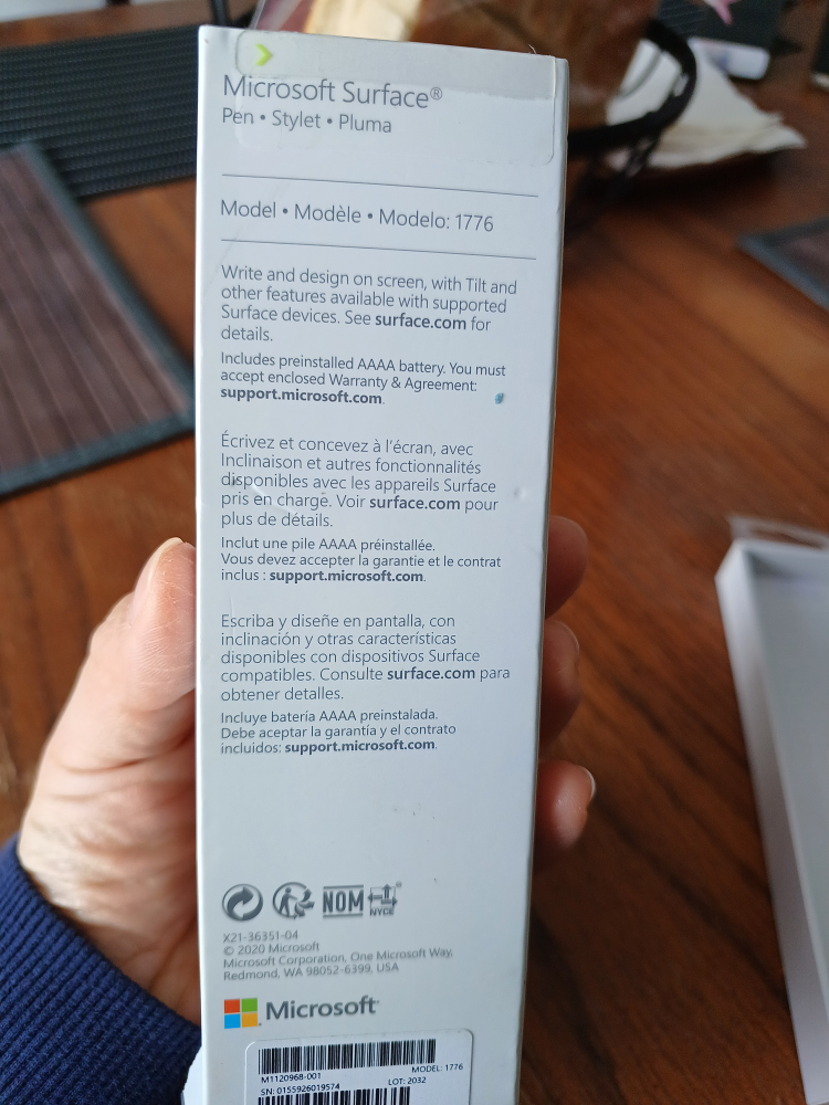 Microsoft Surface Pen Stylus - Model 1776 - photo 2
