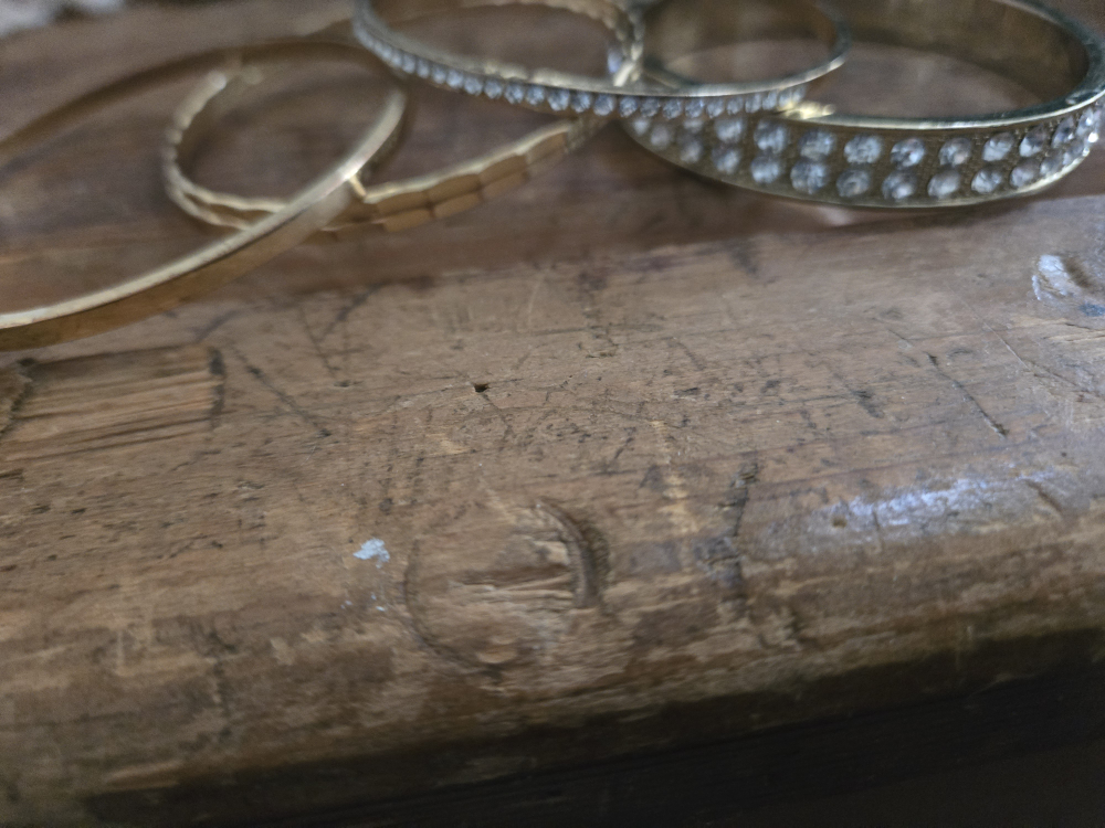 Gold Tone Bangles Set of 5 - photo 4