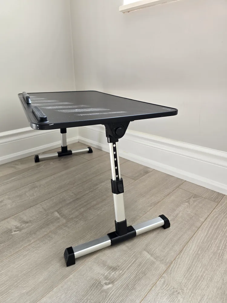 Adjustable Laptop Table - Portable Foldable Bed Tray image indicator(6)