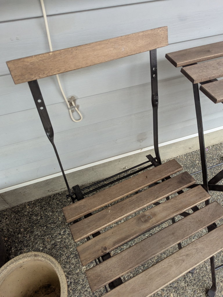 Foldable Patio Set - Table and Two Chairs - photo 3